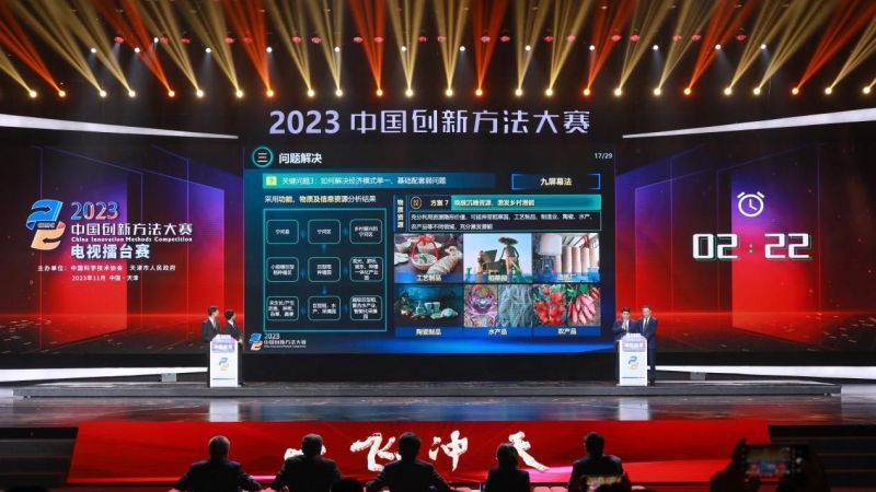 2023年中国创新方法大赛电视擂台赛在津举办